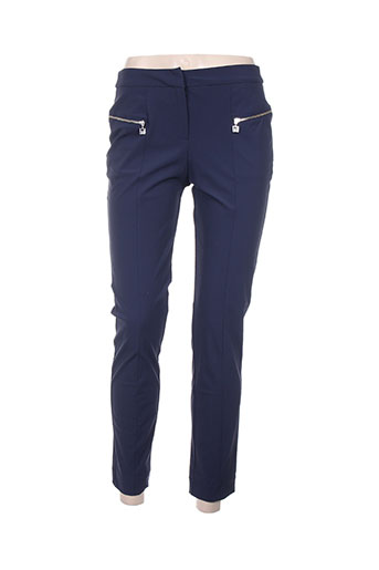 indies pantalons femme de couleur bleu