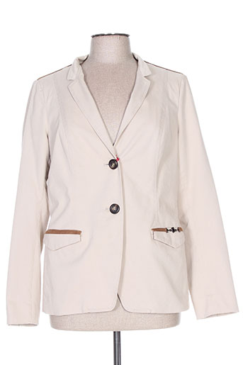 trussardi jeans vestes femme de couleur beige