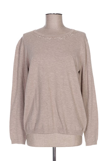 tripode pulls femme de couleur beige