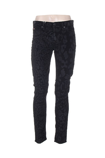 hudson pantalons femme de couleur noir
