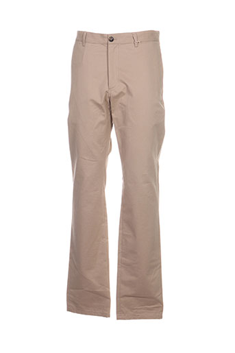 a.p.c. pantalons homme de couleur beige