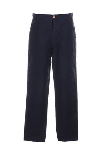comme des garcons pantalons homme de couleur bleu
