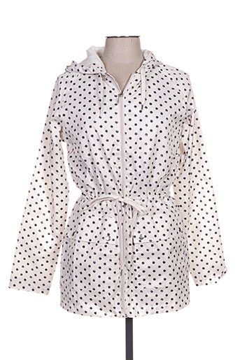 imitz manteaux femme de couleur blanc
