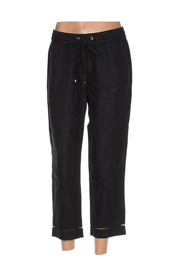 hatley pantalons femme de couleur noir