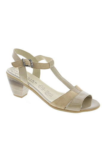 geo-reino chaussures femme de couleur beige
