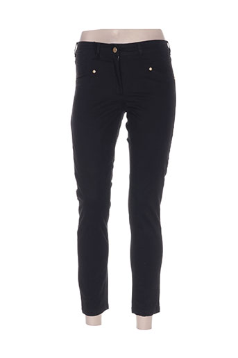 paul brial pantalons femme de couleur noir