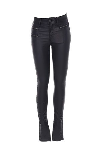 vila pantalons femme de couleur noir