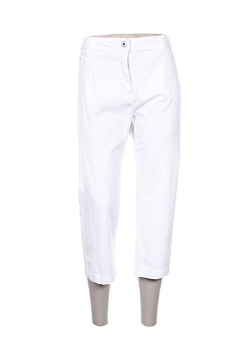 brandtex pantacourts femme de couleur blanc