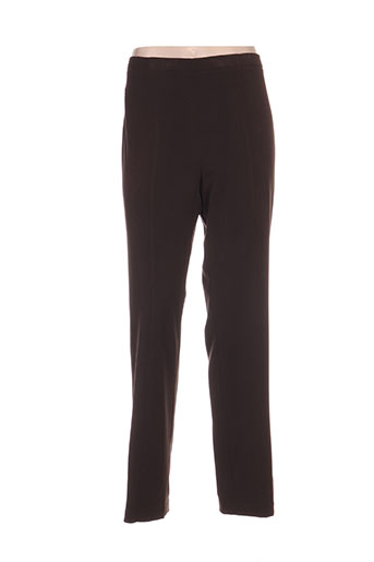 guy dubouis pantalons femme de couleur marron