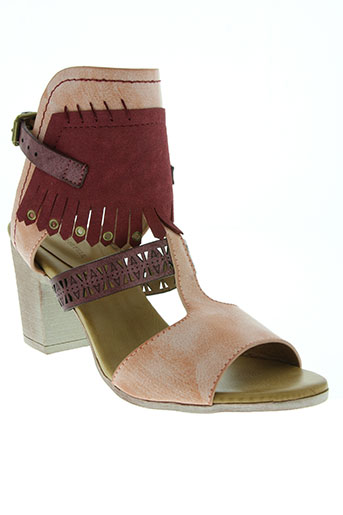 delires de fille chaussures femme de couleur rouge