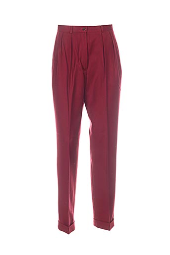 gerard darel pantalons femme de couleur rouge