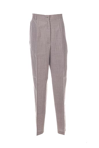 carole richard pantalons femme de couleur beige