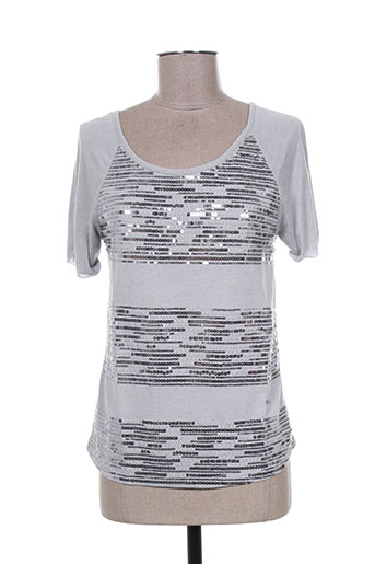 rivieres de lune t-shirts femme de couleur gris