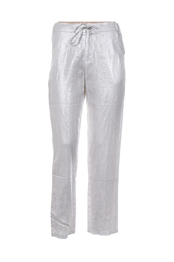 rivieres de lune pantalons femme de couleur gris