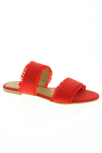 pieces chaussures femme de couleur rouge
