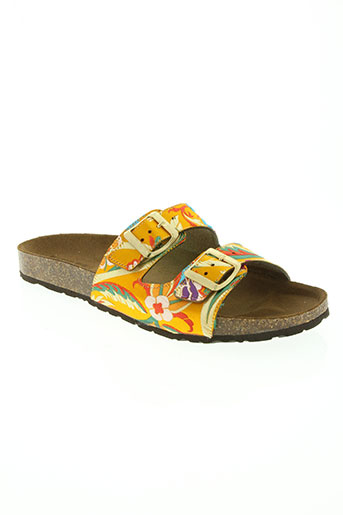 pieces chaussures femme de couleur orange