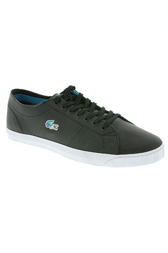 lacoste chaussures homme de couleur noir