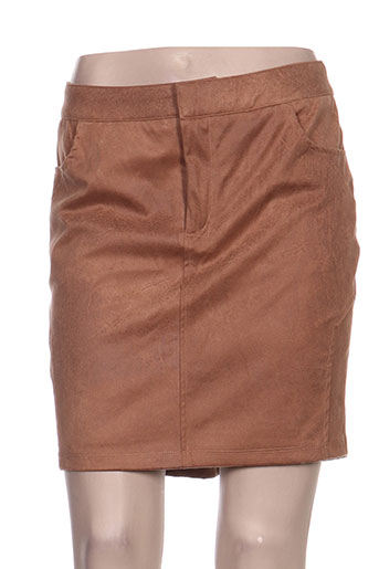 yaya jupes femme de couleur marron