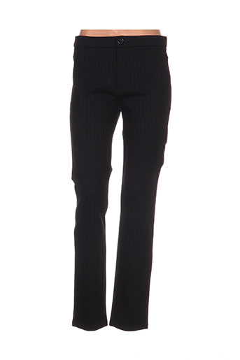 youline pantalons femme de couleur noir