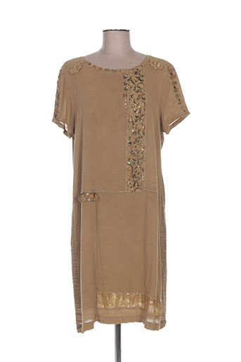 elisa cavaletti robes femme de couleur marron