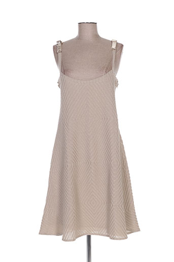 tricot chic robes femme de couleur beige