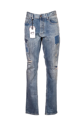 denham jeans homme de couleur bleu