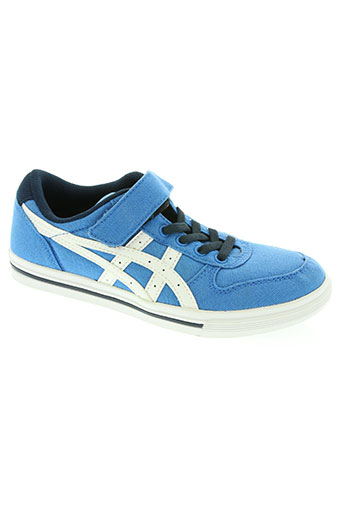 onitsuka tiger chaussures garçon de couleur bleu