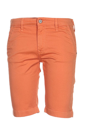 pepe jeans shorts / bermudas fille de couleur orange