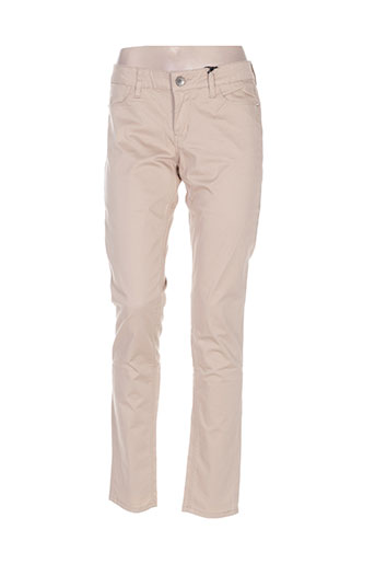 guess pantalons femme de couleur beige
