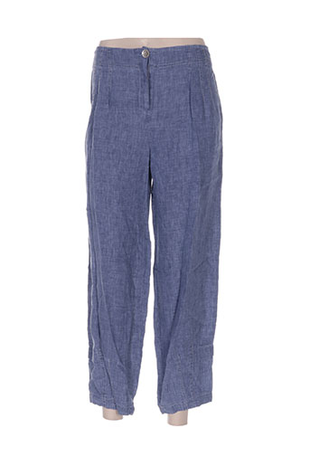 deca pantalons femme de couleur bleu