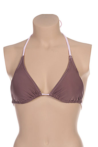 pull in maillots de bain femme de couleur marron