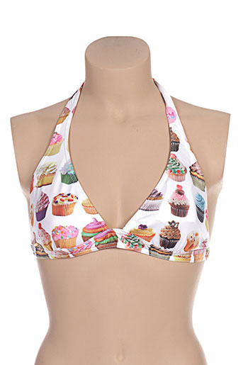 pull in maillots de bain femme de couleur blanc