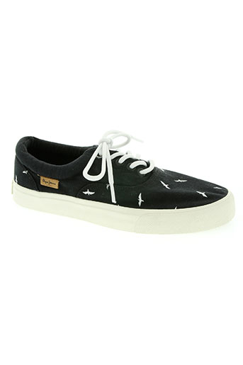 pepe jeans chaussures homme de couleur noir
