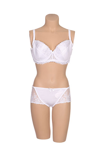 h.nathalie lingerie femme de couleur blanc