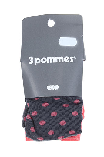 3 pommes lingerie fille de couleur rose