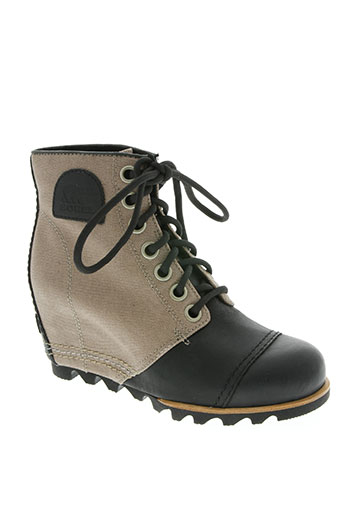 sorel chaussures femme de couleur beige