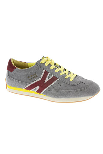 kickers chaussures homme de couleur gris