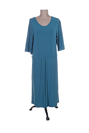 aurea vita robes femme de couleur bleu