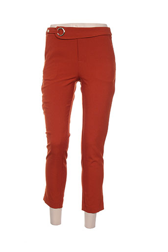 see u soon pantacourts femme de couleur orange