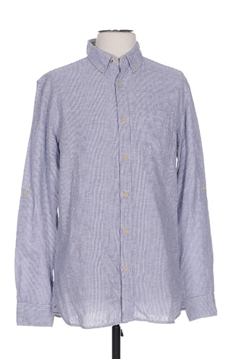 jack EFFI_CHAR_1 jones chemises homme de couleur bleu