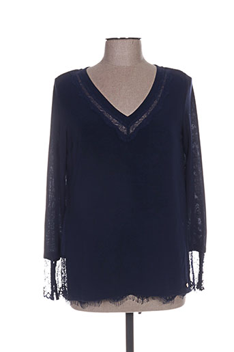 jus d'orange pulls femme de couleur bleu