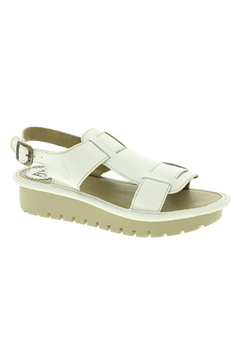fly london chaussures femme de couleur blanc