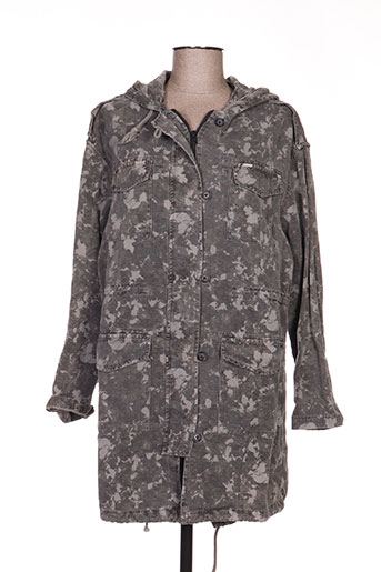 ltb manteaux femme de couleur gris