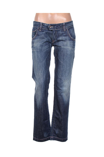 meltin'pot jeans femme de couleur bleu