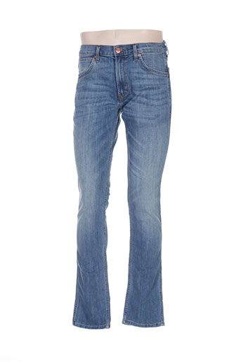 wrangler jeans homme de couleur bleu