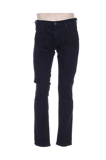 wrangler jeans homme de couleur bleu