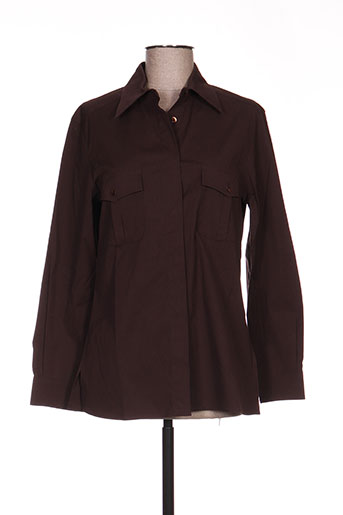 maxmara chemises femme de couleur marron