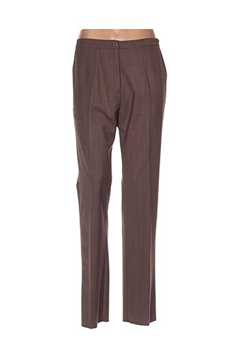 griffon pantalons femme de couleur marron