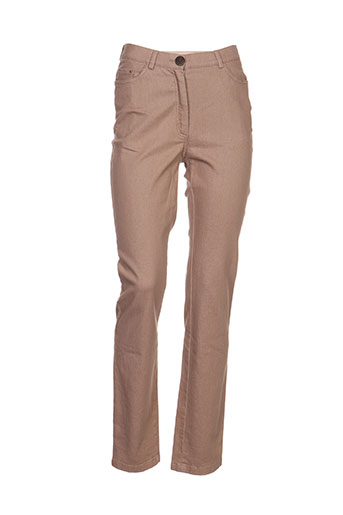 weinberg pantalons femme de couleur beige