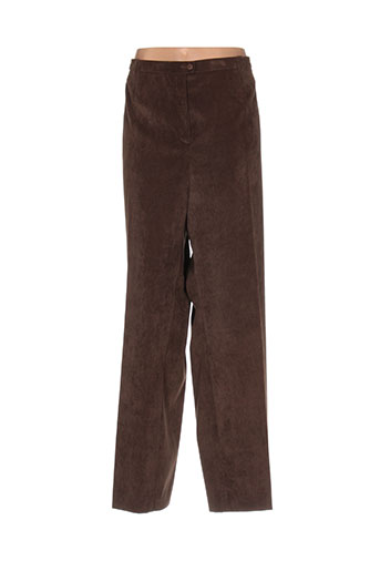 weinberg pantalons femme de couleur marron